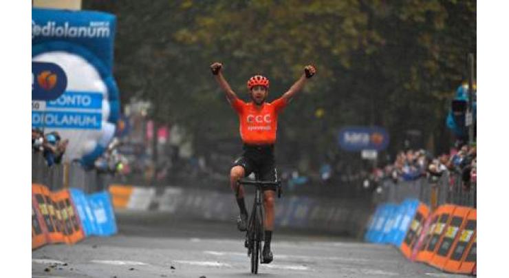 Cerny storms to Giro win as rain and protest sees 130km cut from race
