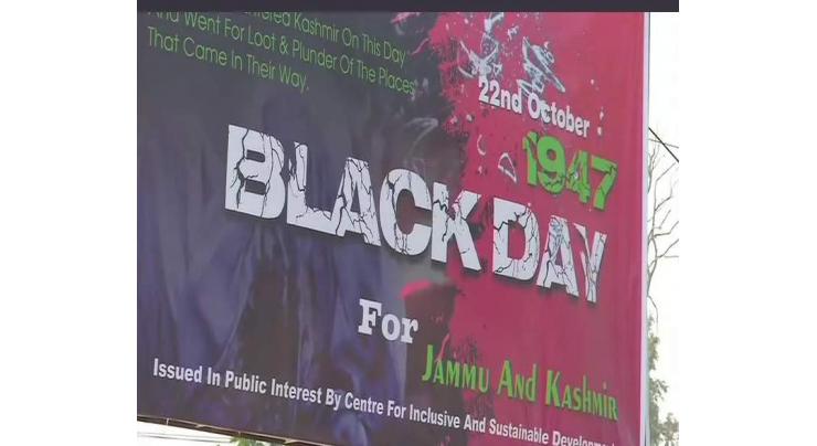 To mark Oct 27 as black day, GB govt chalks out comprehensive program
