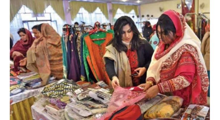 Govt provides 50% fee concession on all stalls to women entreprenuers
