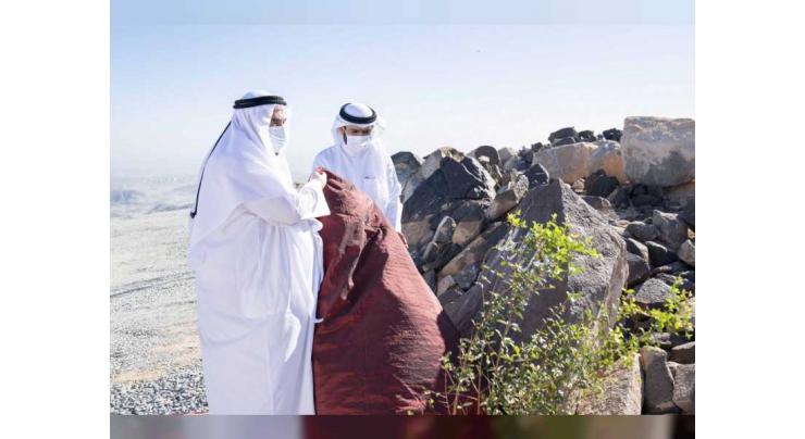 Sharjah Ruler inspects Jabal al-Ruman planting project in Kalba