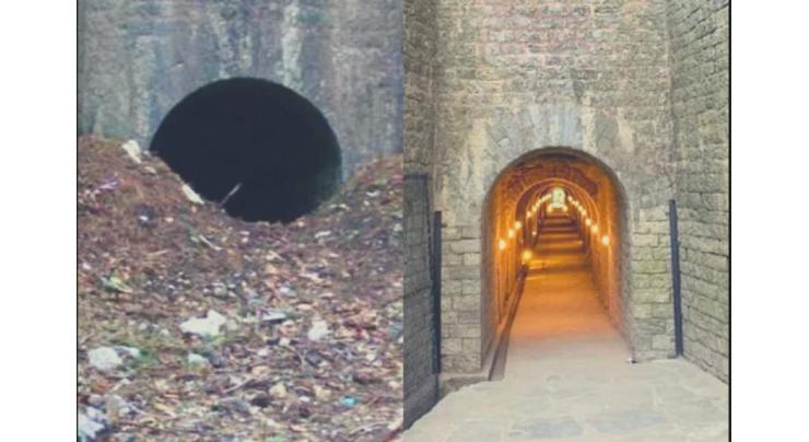 129 years old British era tunnel restored in Ayubia, Abbottabad
