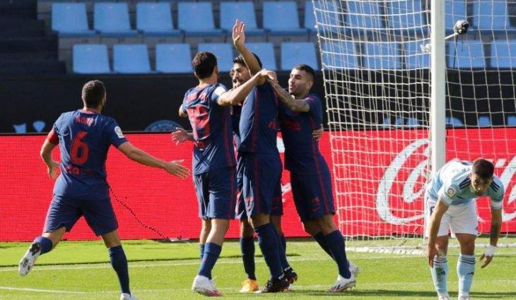 Suarez leads Atletico to Celta win but Costa injured ahead of Bayern test