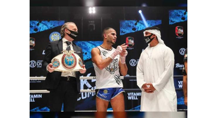lyass Habibali wins UAE K1 Combat Kickboxing Championship