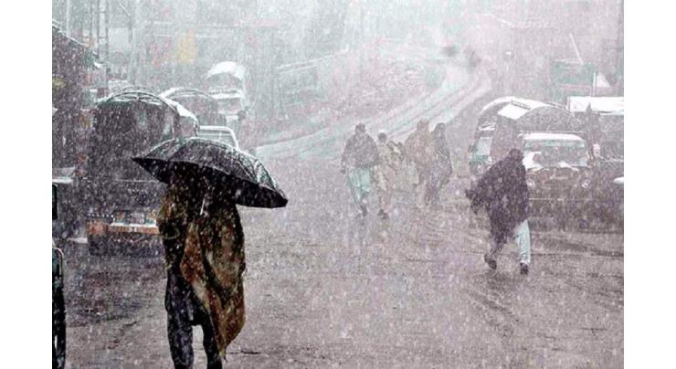 Isolated rain and snowfall expected in hilly areas of KP
