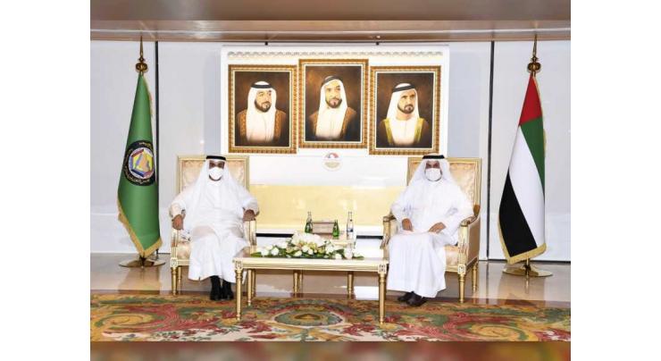 Saqr Ghobash receives GCC Secretary-General