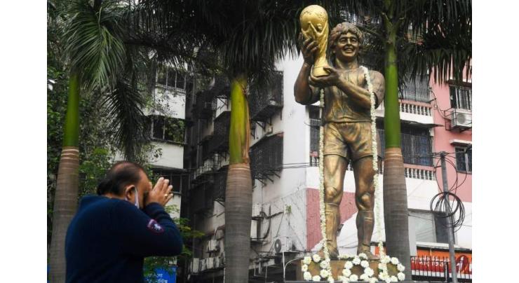 India football stronghold mourns 'Our God' Diego
