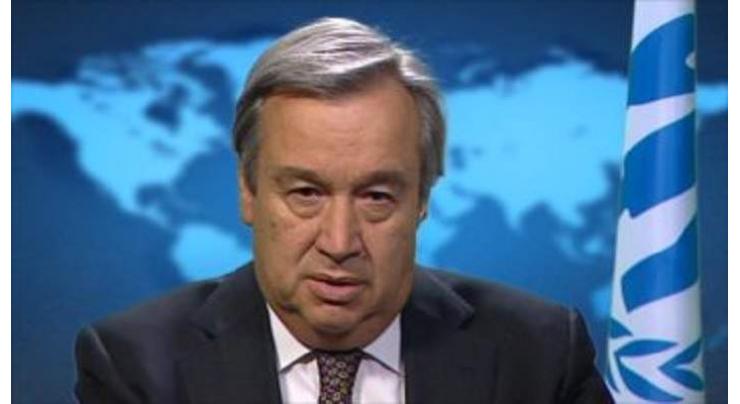 UN chief calls for eliminating scourge of chemical weapons
