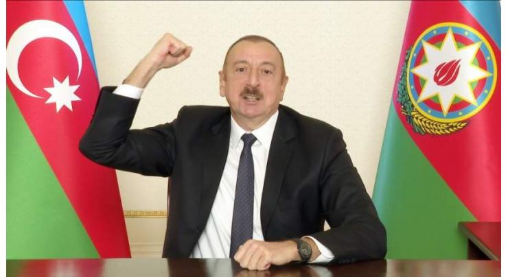 Aliyev Says Lachin Corridor in Karabakh Placed Under Control of Russian Peacekeepers