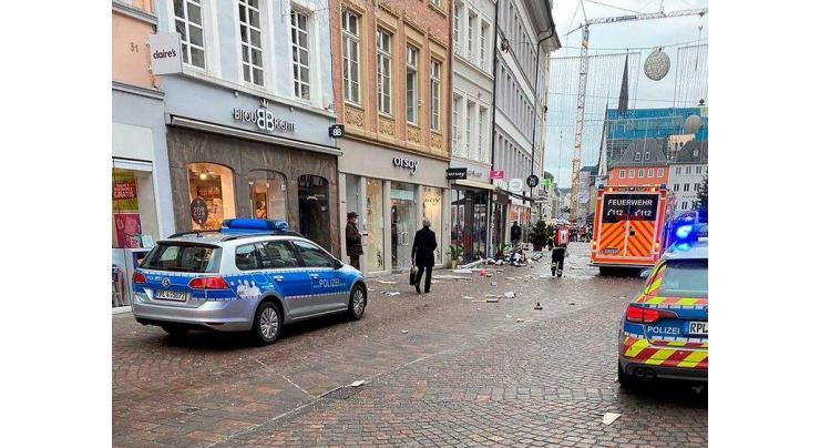 Two killed as car tears through pedestrian zone in Germany's Trier
