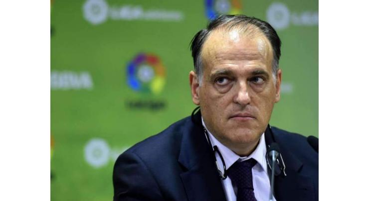 Liga president Tebas hopes for fans' return in January
