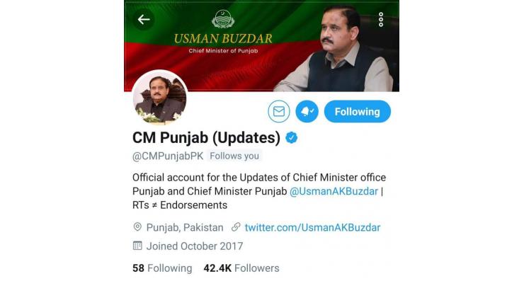 Digital Media Wing gets Government of Punjab, Ministries and Cabinet members official accountsverified to strengthen online presence