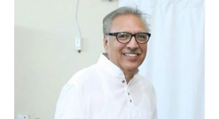IT systems geared up during COVID-19 to help future uplift of health sector: President Dr Arif Alvi
