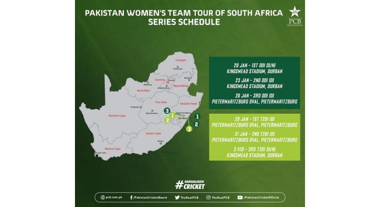 Pakistan women cricketers to tour South Africa next month