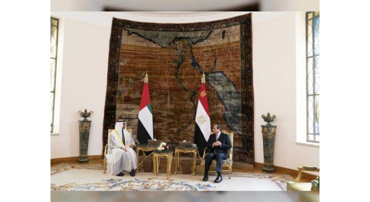 Mohamed bin Zayed, Egyptian President discuss ties, regional issues