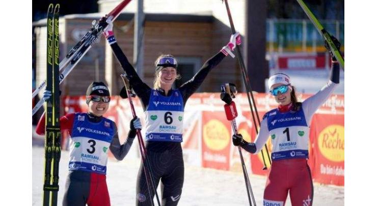 Geraghty-Moats wins first ever women's nordic combined World Cup event
