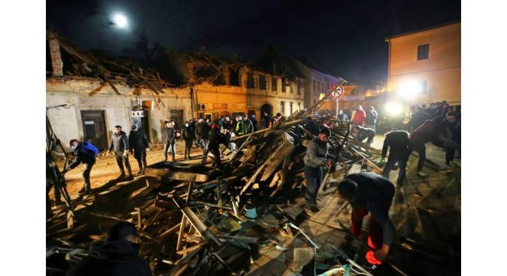Five dead as strong quake strikes central Croatia
