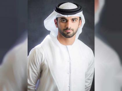 منصور بن محمد يرحب بالمشاركين في مؤتمر دبي الرياضي الدولي