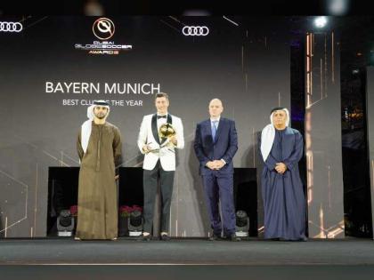 منصور بن محمد يشهد مؤتمر دبي الرياضي الدولي ويتوّج الفائزين بجائزة &quot;دبي جلوب سوكر&quot;