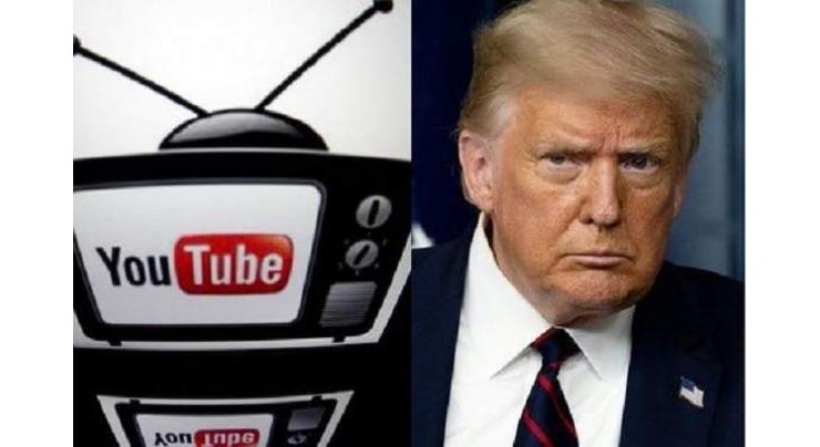 YouTube suspends Trump channel for week over violence fears

