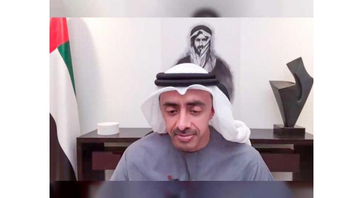 Abdullah bin Zayed: &#039;We re-affirm our support for Kingdom of Morocco&#039;s sovereignty over entire region of Moroccan Sahara&#039;