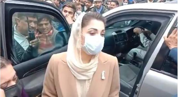 ‘I don’t know yet about Bilawal’s participation in protest outside ECP,’ says Maryam Nawaz, vowing to continue political struggle against the ruling PTI