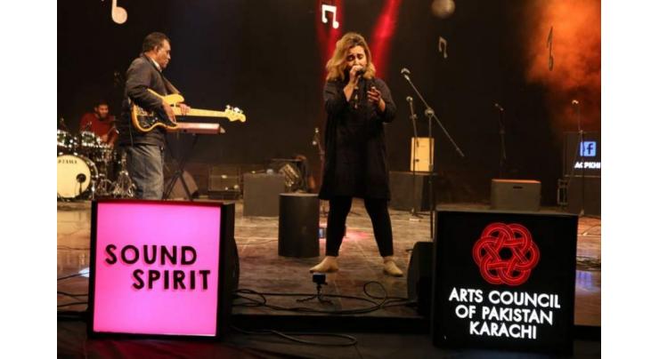 “Sound Spirit” a live musical performance featuring the young talents of the nation held at the Arts Council of Pakistan Karachi.