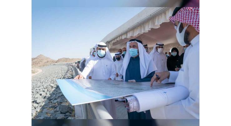 Ruler of Sharjah inspects development projects in Kalba