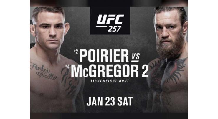 UFC 257: POIRIER vs McGREGOR 2 to be Aired on &#039;UFC Arabia&#039; App, STARZPLAY and Etisalat e-Life TV
