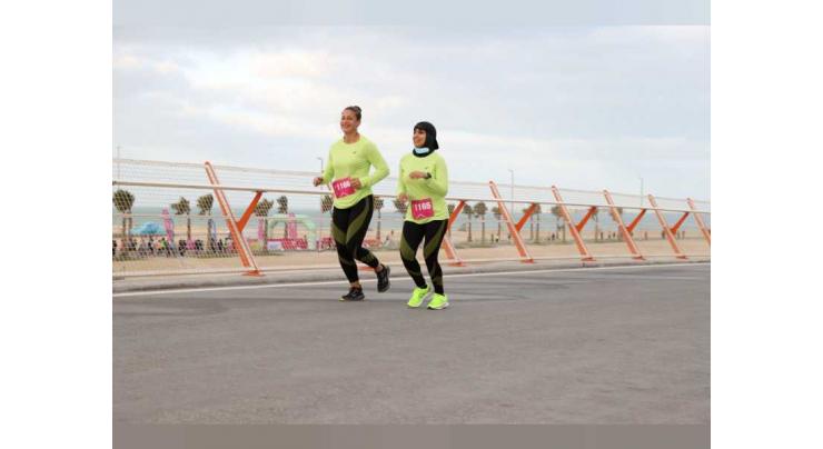 7th FBMA Ladies Run kicked off from Al Hudayriyat Beach