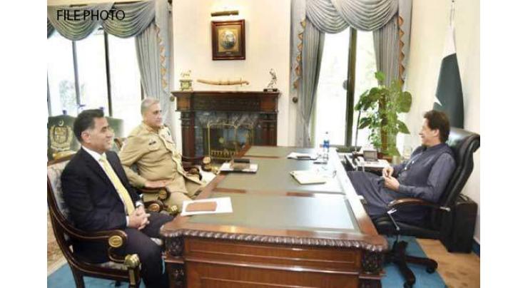 Prime Minister, COAS, DG ISI discuss national security matters
