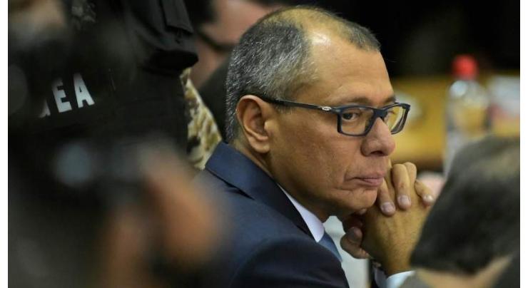 Ex-Ecuadorian Vice President Jorge Glas Sentenced to 8 Years in Prison for Embezzlement