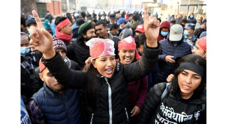 Scores arrested in Nepal strike against parliament's dissolution
