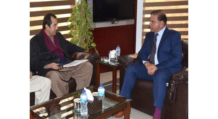 GB CM calls on Chairman WAPDA,discussed matters relating to hydro development in the region, particularly Diamer Basha Dam Project
