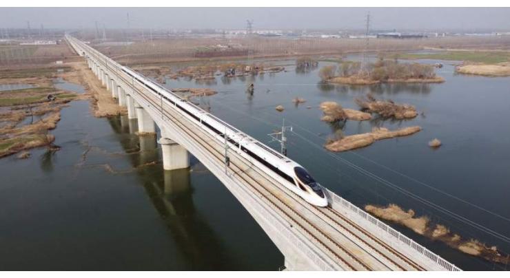 New high-speed rail section starts operation in east China
