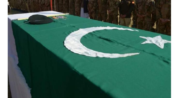 Martyred soldier laid to rest with military honors
