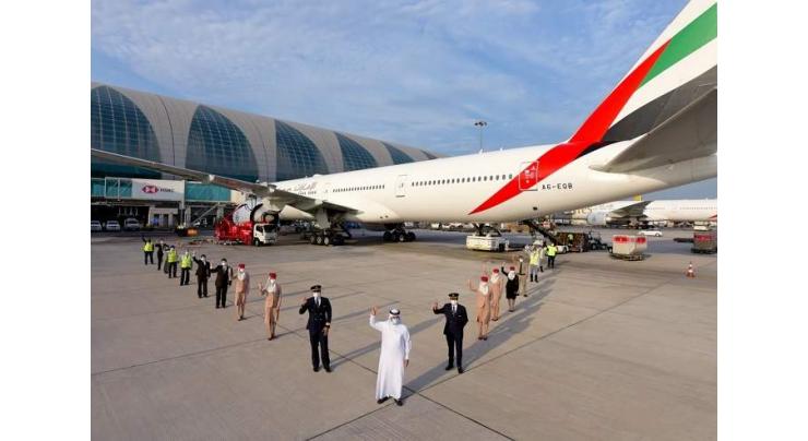Safety above all, always: Emirates operates first flight serviced by fully vaccinated frontline teams across all customer touchpoints