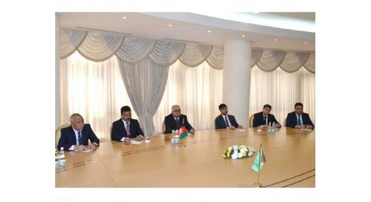 Meeting of the Minister of Foreign Affairs of Turkmenistan with the Leader of the National Islamic movement party of Afghanistan