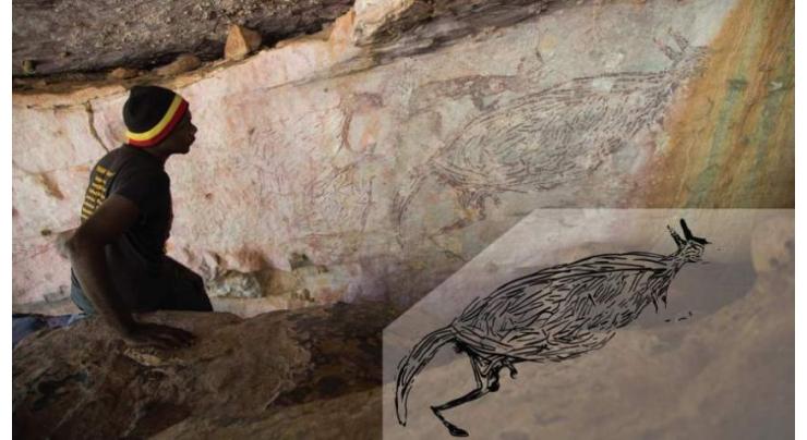 17,300-year-old kangaroo identified as Australia's oldest rock painting
