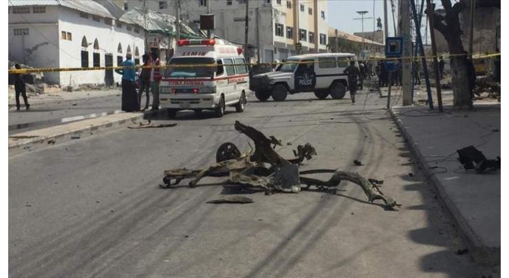 Suicide bomber strikes near Somali mall, police station
