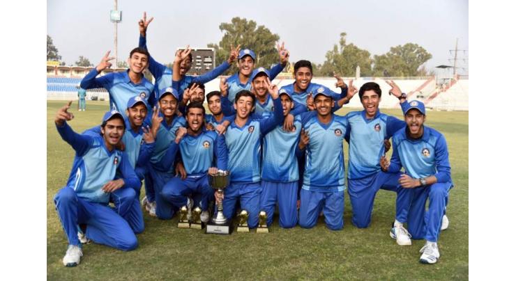 Ubaid Shahid, Ibtisam Rehman help Central Punjab retain U16 One-Day title