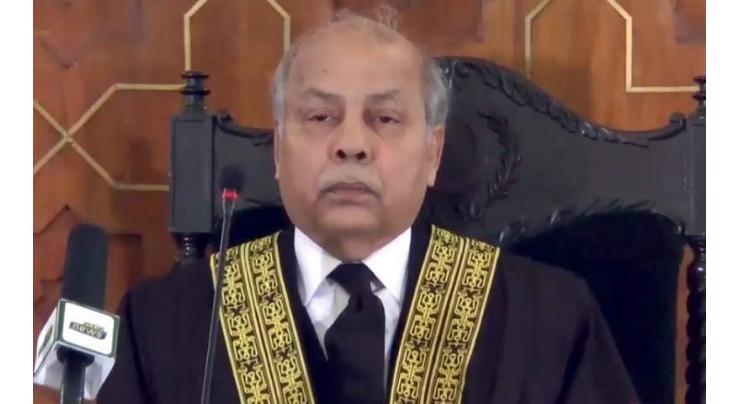 The Law has to be followed in good faith: Chief Justice Gulzar Ahmed
