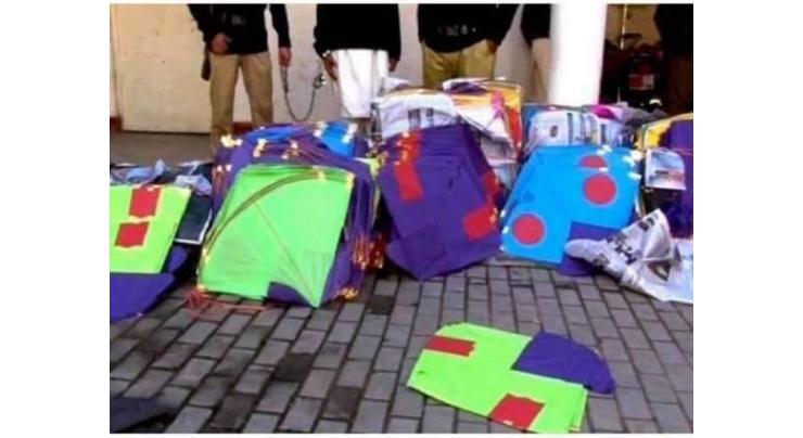 Police held seven kite sellers, flyers; recover 430 kites
