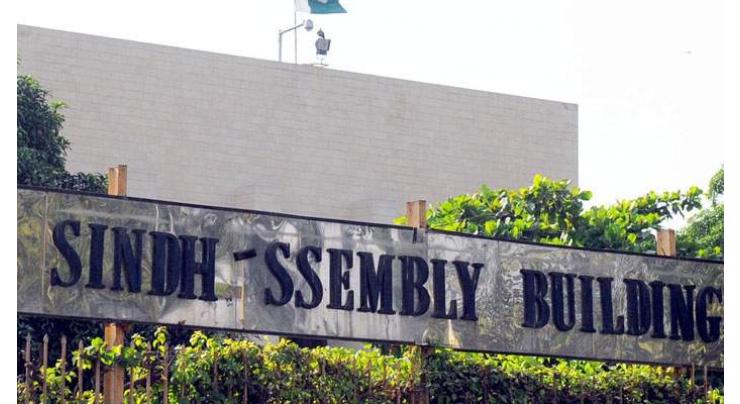 Sindh Assembly session adjourned till Monday
