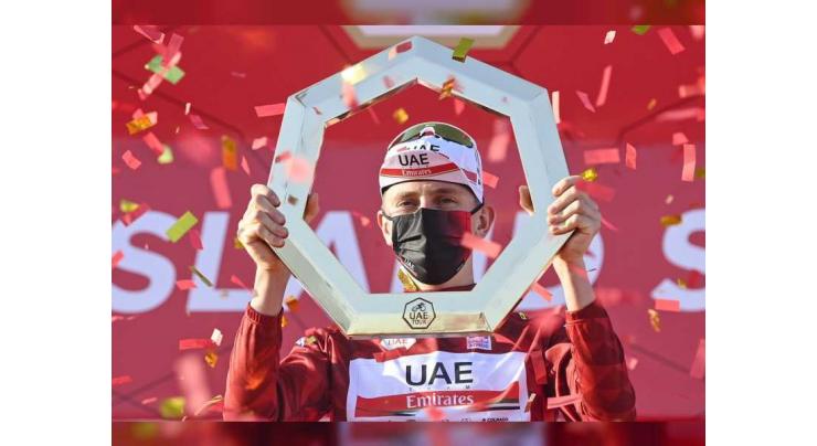 Team Emirates&#039; Tadej Pogacar wins UAE Tour 2021
