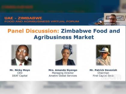 غرفة دبي تبحث الأمن الغذائي والتعاون المشترك مع مجتمع الأعمال في زيمبابوي