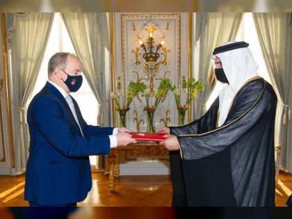 سفير الدولة غير المقيم يقدم أوراق اعتماده إلى أمير موناكو