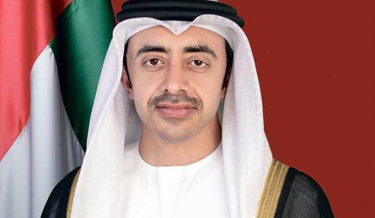 UAE Foreign Minister, Spanish counterpart discuss bilateral ties