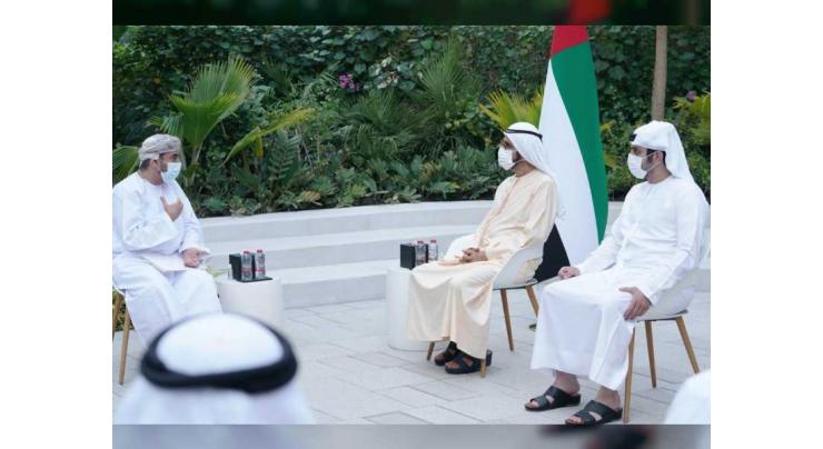 Mohammed bin Rashid receives letter from Sultan of Oman
