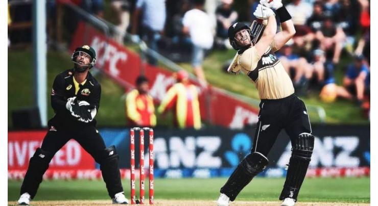 Australia set New Zealand tough target in third T20
