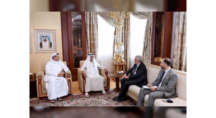 Nahyan bin Mubarak receives Commissioner-General for Italy’s Participation in Expo 2020 Dubai
